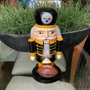 7” Pittsburg Steelers Wood Nutcracker